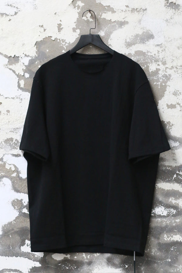 DEVOA 25 Fall/Winter Round Neck Short-Sleeve T-Shirt (Made in Japan) DVA-CSC-DCK1-BLACK